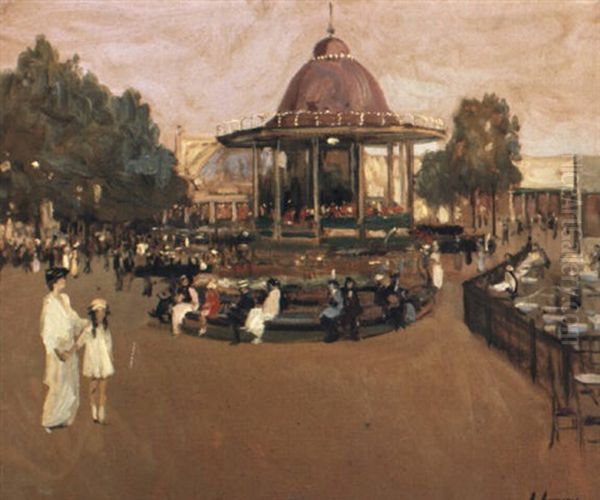 Twilight, Earl's Court Oil Painting by John Lavery