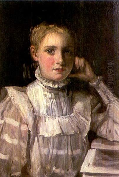 Portrait Of Stella Donner Oil Painting by John Lavery