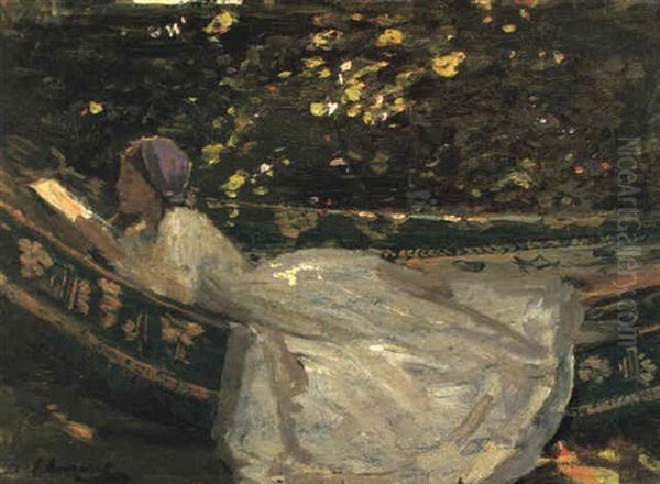 The Hammock Oil Painting by John Lavery