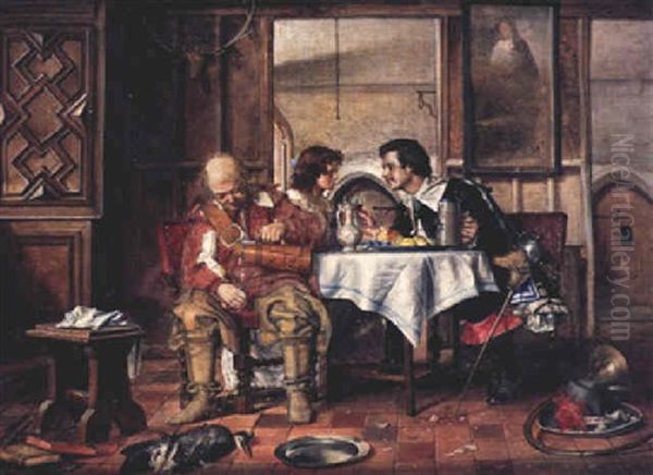 The Dinner Party Oil Painting by Matthew James Lawless