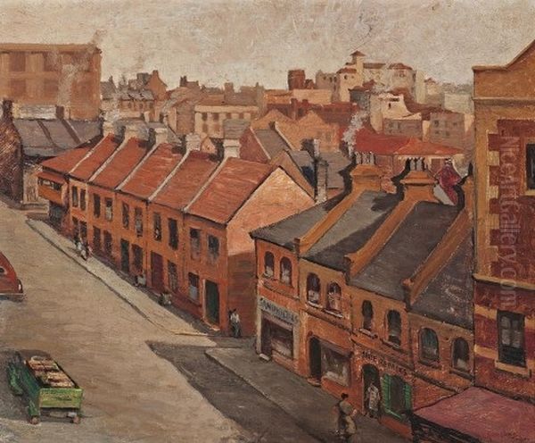 Reservoir Street, 1941 by George Lawrence