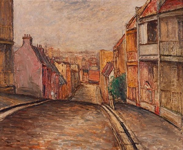 Terraces Houses Oil Painting by George Lawrence