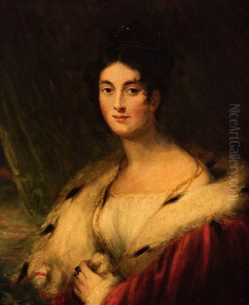 Portrait Of A Lady Oil Painting by Thomas Lawrence