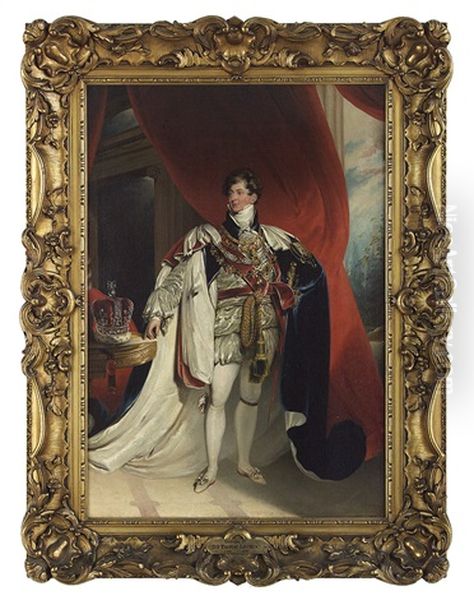 Portrait Of George, Prince Regent, Later King George Iv Oil Painting by Thomas Lawrence