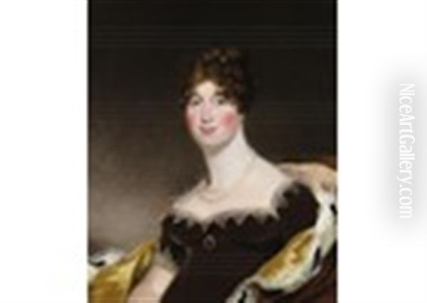 Portrait Of Anna Allnutt (1774-1819) Oil Painting by Thomas Lawrence