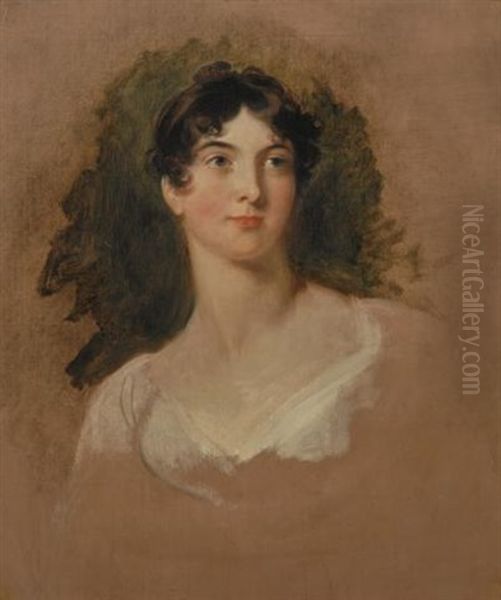 Portrait Of A Lady Oil Painting by Thomas Lawrence