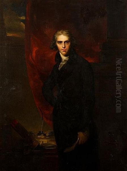 Robert Bankes, Lord Hawksbury, Second Earl Of Liverpool, Prime Minister 1812-1827 Oil Painting by Thomas Lawrence