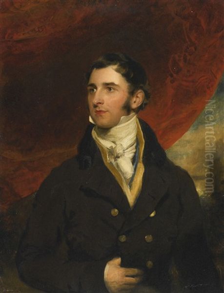 Portrait Of Sir Francis Burdett, Half-length Oil Painting by Thomas Lawrence