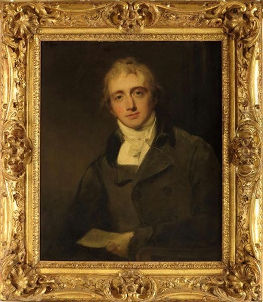 Portrait Of Robert Banks Jenkinson, 2nd Earl Of Liverpool, Kg, Mp (1770-1828) Prime Minister Oil Painting by Thomas Lawrence