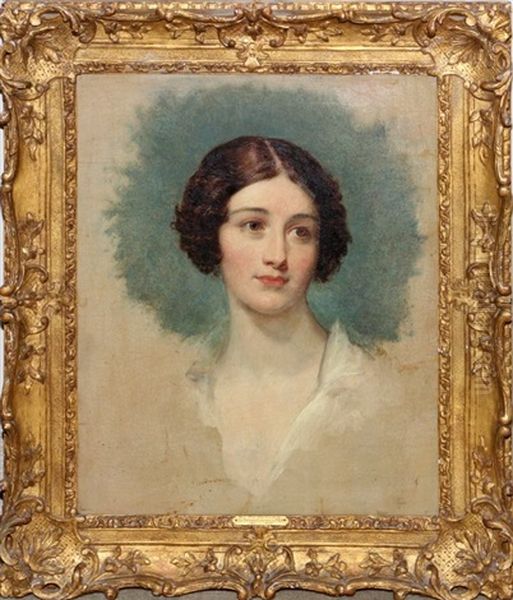 Portrait Of Mrs. Annie Matindale Oil Painting by Thomas Lawrence