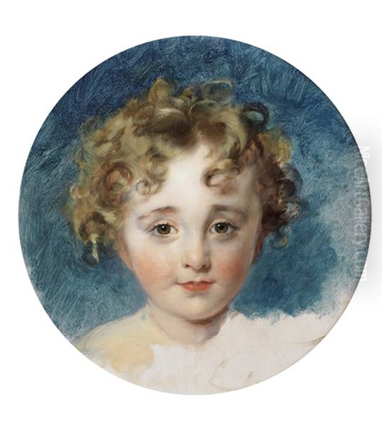 Portrait Of The Hon. George Fane (1819-1848), Later Lord Burghersh, When A Boy Oil Painting by Thomas Lawrence