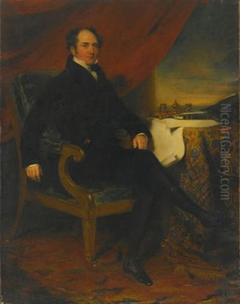 Portrait Of Nathaniel Von Werthemstein Oil Painting by Thomas Lawrence