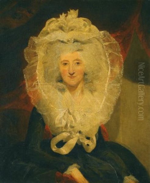 Portrait Of The Hon. Mrs Talbot (collab. W/studio) Oil Painting by Thomas Lawrence