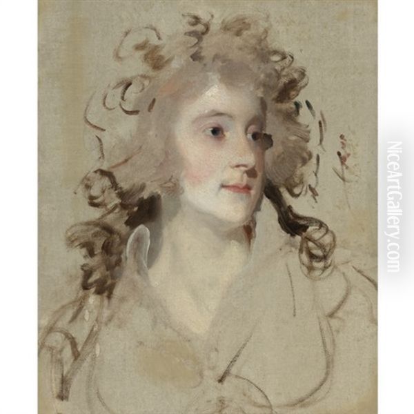 Portrait Bust Of A Lady Oil Painting by Thomas Lawrence