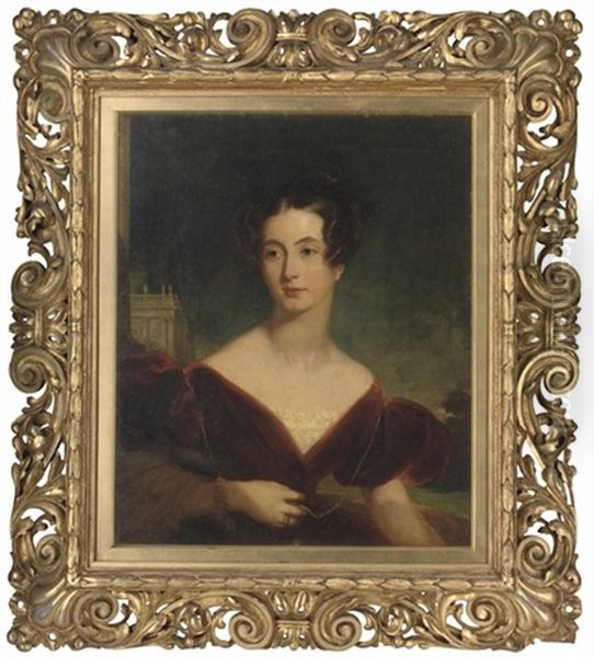 Portrait Of Louisa Sophia Clayton Oil Painting by Thomas Lawrence