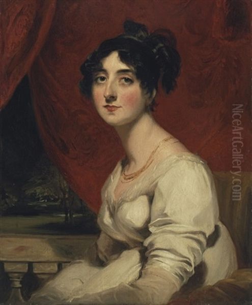 Portrait Of Mrs. Jeffrey Prendergast Oil Painting by Thomas Lawrence