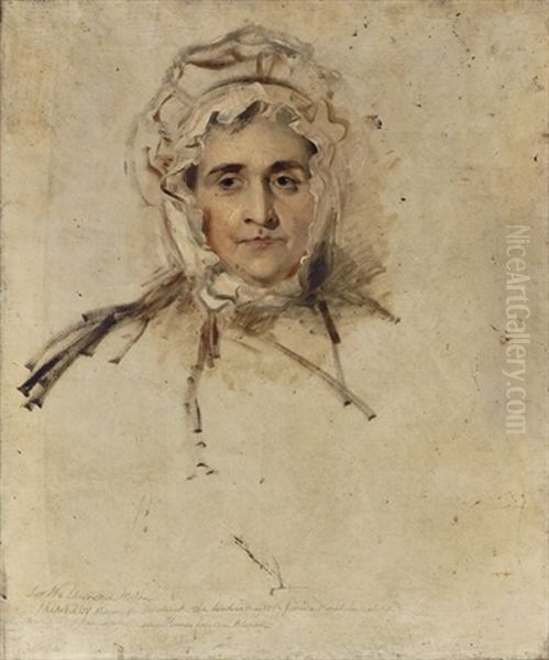 Portrait Of Lucy Lawrence, The Artist's Mother Oil Painting by Thomas Lawrence