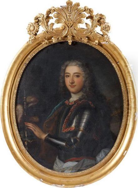 Portrait Presume Du Comte De Tressan Oil Painting by Alexis Simon Belle