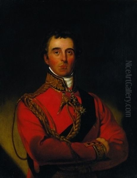 Portrait Of Arthur Wellesley, 1st Duke Of Wellington Oil Painting by Thomas Lawrence