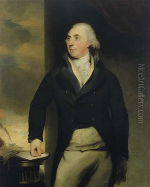 Portrait Of William Brabazon Ponsonby Oil Painting by Thomas Lawrence