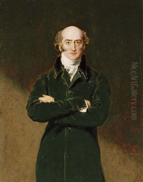 Portrait Of George Canning Mp Oil Painting by Thomas Lawrence