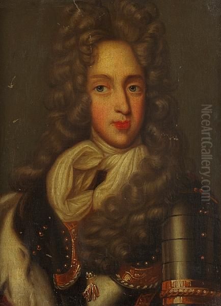 An Unknown Nobleman Oil Painting by Alexis Simon Belle