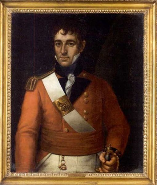 Portrait Of Lieutenant Arthur Wellesley, The Duke Of Wellington, In Full Military Dress Oil Painting by Thomas Lawrence