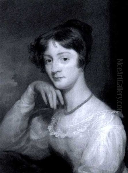 Portrait Of Lady (lady Beauclerk?) Oil Painting by Thomas Lawrence