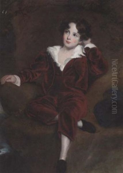 Master Lambton 'the Red Boy' Oil Painting by Thomas Lawrence