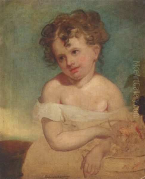 Portrait Of A Child Oil Painting by Thomas Lawrence