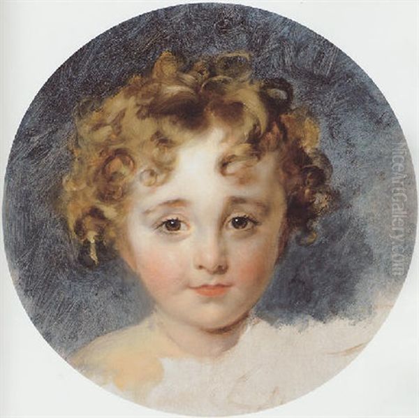 Portrait Of The Hon. George Fane, Later Lord Burghersh, When A Boy Oil Painting by Thomas Lawrence