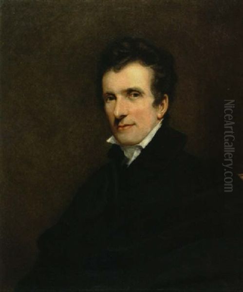 Herrenportrait (antonio Canova?) Oil Painting by Thomas Lawrence