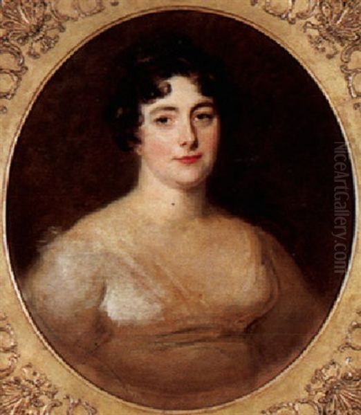 Portrait Of Anne, Lady Romilly Oil Painting by Thomas Lawrence