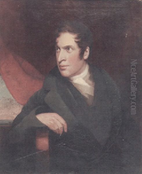 A Portrait Of A Gentleman In A Grey Coat Oil Painting by Thomas Lawrence