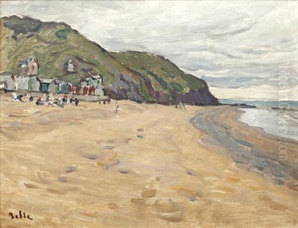 Plage Breton Oil Painting by Marcel Belle