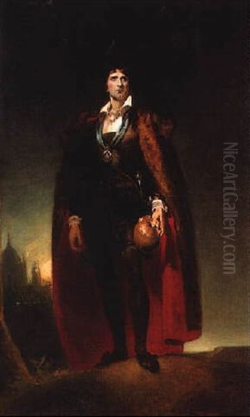 Portrait Of John Kemble As Hamlet Oil Painting by Thomas Lawrence