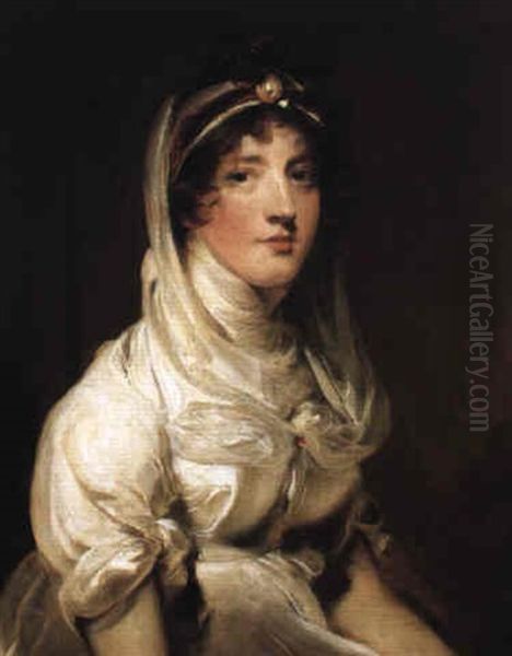 Portrait Of Mrs. George Towry Oil Painting by Thomas Lawrence