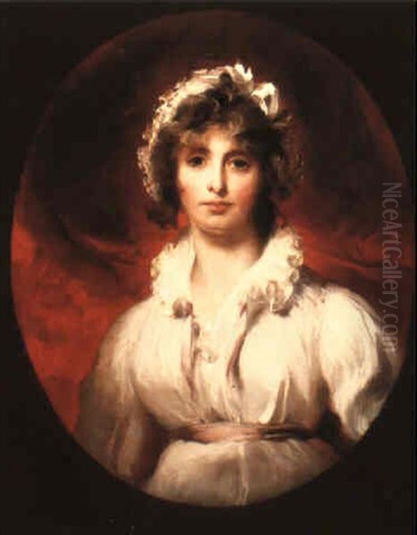 Portrait Of Mrs. Robert Burnett Jones Oil Painting by Thomas Lawrence