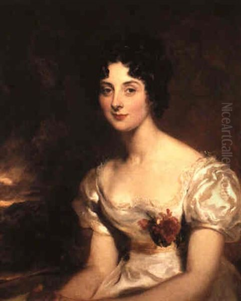 Portrait Of Emily Maxwell Oil Painting by Thomas Lawrence