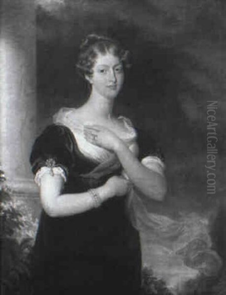 Portrait Of Princess Charlotte Oil Painting by Thomas Lawrence