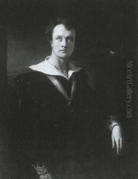 Portrait Of William Kelly As Hamlet Oil Painting by Thomas Lawrence