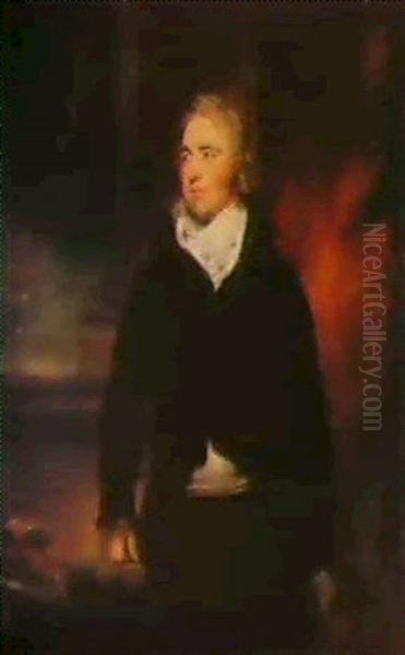 Portrait Of Robert Hobart, 4th Earl                         Of Buckinghamshire (1760-1816) Oil Painting by Thomas Lawrence