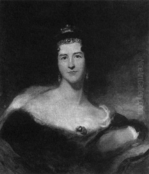 Portrait Of The Hon. Mrs Thomas Hope Later Lady             Beresfordu Oil Painting by Thomas Lawrence