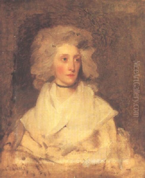 Portrait Of Anna Maria, Lady Lawley Oil Painting by Thomas Lawrence