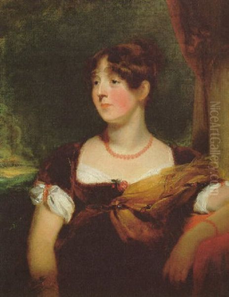 Portrait Of Mrs. Brummel Oil Painting by Thomas Lawrence