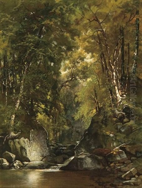 Quiet-stream Oil Painting by Alexander Lawrie