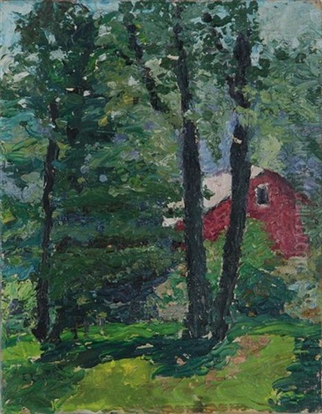 Cottage In The Woods by Ernest Lawson