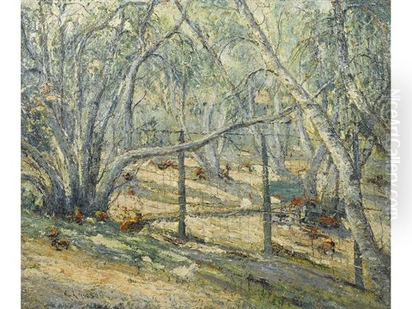 Central Park Zoo Oil Painting by Ernest Lawson