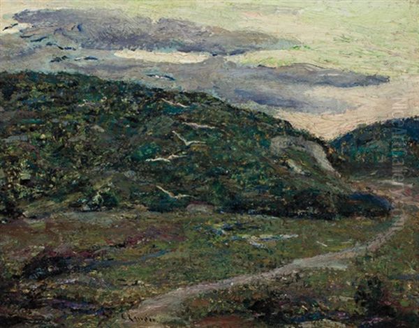 Path Round The Mountains Oil Painting by Ernest Lawson