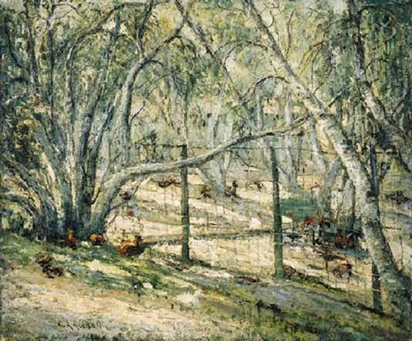 Zoo In Central Park Oil Painting by Ernest Lawson